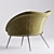 Cosy Shell Armchair: D154 by Molteni & C 3D model small image 3
