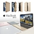 Sleek MacBook 2015, 4 Trendy Colors 3D model small image 1