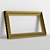 Elegant Carved Mirror Frame 3D model small image 2