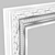 Elegant Carved Mirror Frame 3D model small image 3