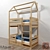 "Castle" Two-Tiered Cot from Manya Beds 3D model small image 1