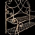 Handcrafted Iron Bench 3D model small image 3