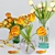 Elegant Tulip Set Decor 3D model small image 2