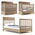 Convertible Crib: Charlie 4-In-1 3D model small image 1