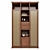 Elegant Doors Decor Set 3D model small image 1