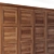 Classic Style Wooden Wall Panels 3D model small image 2