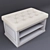 Shoe Storage Bench for Foyer 3D model small image 1