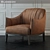 Blossom Armchair: Elegant Design, Italian Craftsmanship 3D model small image 1