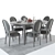 Maison & Louis Dining Set 3D model small image 2