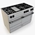 Miele HR 1956 DF GD Range 3D model small image 3