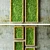 Stabilized Moss Wall with LED Lighting 3D model small image 2