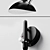 Sleek Mouille Sconce for Multiple Lamps 3D model small image 2