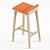 Title: Scandi Chic Low Back Stool 3D model small image 2