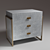 Sleek Brooklyn Bedside Table 3D model small image 1