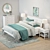 Elegant Crosby White Bedroom Set 3D model small image 2