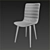 Zuo Modern Jericho Purple Chair 3D model small image 3