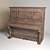 Elegant German Antique Piano 3D model small image 1