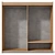 Elegant Sliding Wardrobe Solution 3D model small image 3