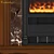 Carpenter Fireplace Cabinet - Modern Design 3D model small image 2