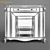 Carpenter Fireplace Cabinet - Modern Design 3D model small image 3