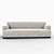 Elegant Oxford Sofa by Louise Bradley 3D model small image 2