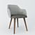 Modern Elegance: Lule Dining Chair 3D model small image 3