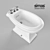 Simas Arcade Bidet: Italian Outdoor Luxury 3D model small image 1