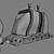 Choo Choo Express Toy Train 3D model small image 3