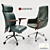 Elegant and Ergonomic Office Chairs 3D model small image 1