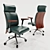 Elegant and Ergonomic Office Chairs 3D model small image 2