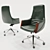 Elegant and Ergonomic Office Chairs 3D model small image 3