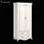 Carpenter 2-D White Wardrobe 3D model small image 1