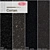 Black Corian Kitchen Countertops: 4 High-Resolution Stone Textures 3D model small image 1