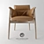 Embrace Chair: Oak/Walnut Frame, Leather/Fabric Upholstery 3D model small image 1