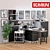 Diesel_Social_Kitchen: Innovative Kitchen Design by Scavolini 3D model small image 1