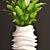 Indoor Greenery Collection: Philodendron & Spatiphillum 3D model small image 2