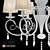 Golden Cream Chandelier: MW-Light Federica 3D model small image 3