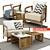 Flexform Crono Sofa Set 3D model small image 1