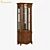 Elegant Carpenter Wine Cabinet 3D model small image 1