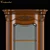 Elegant Carpenter Wine Cabinet 3D model small image 2