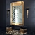 Art Deco Mirror Composition with Elegant Accents 3D model small image 1