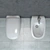 Keramag Citterio Hanging Toilet & Bidet Set 3D model small image 2