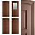 Elegance Collection: Massivstyle Interior Door 3D model small image 1