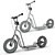Yedoo Two Kids Scooter: Comfortable City Riding 3D model small image 3