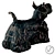 Elegant and Lively Scotch Terrier 3D model small image 3