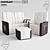 Luxury Cinema Seating: Poltrona Frau STANLEY 3D model small image 1