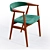 Mid-Century Danish Armchair 3D model small image 2