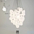 Stylish Stochastik Suspension Light 3D model small image 1