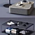 Modern Molteni&C Coffee Tables Set 3D model small image 2