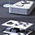 Modern Molteni&C Coffee Tables Set 3D model small image 3